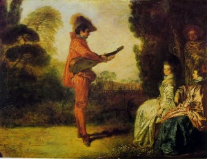 Watteau: L'incantatore